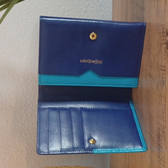 Vintage Yves Saint laurent Two-tone Bi-Fold Wallet - Picture 9 of 15